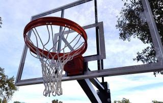 Outdoor Basketball Goal with Break Away Rim