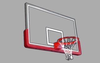 Gared Sports Basketball Goals Steel Frames Professional Glass Backboard